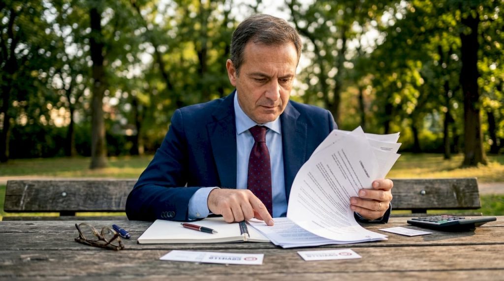 Un consulente analizza attentamente i contratti di licenza relativi alle questioni fiscali, valutando ogni clausola per garantire la conformità alle normative e tutelare gli interessi del cliente.