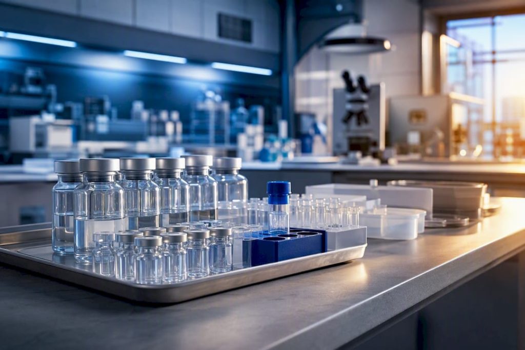 Campioni nei laboratori di ricerca clinica